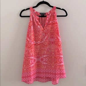 Cynthia Rowley Pink and Coral Tank